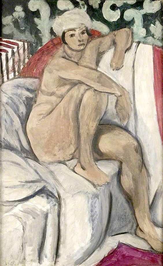 Nude on a Sofa (1919) Henri Matisse tablo - Dekolata