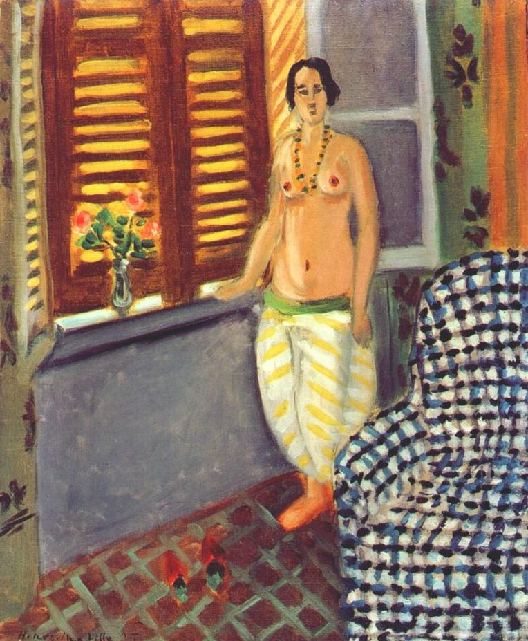 Odalisque (1925) Henri Matisse tablo - Dekolata