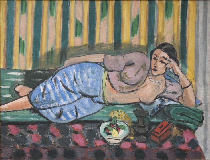 Odalisque Au Coffret Rouge (1927) – Henri Matisse Tablo