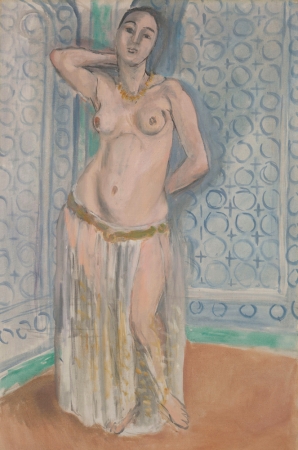 Odalisque in blue or white slave (1922) Henri Matisse tablo - Dekolata