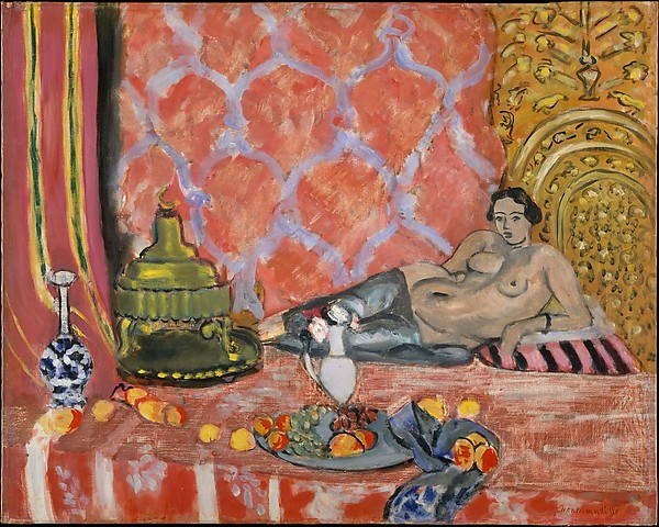 Odalisque with Gray Trousers (1927) – Henri Matisse Tablo