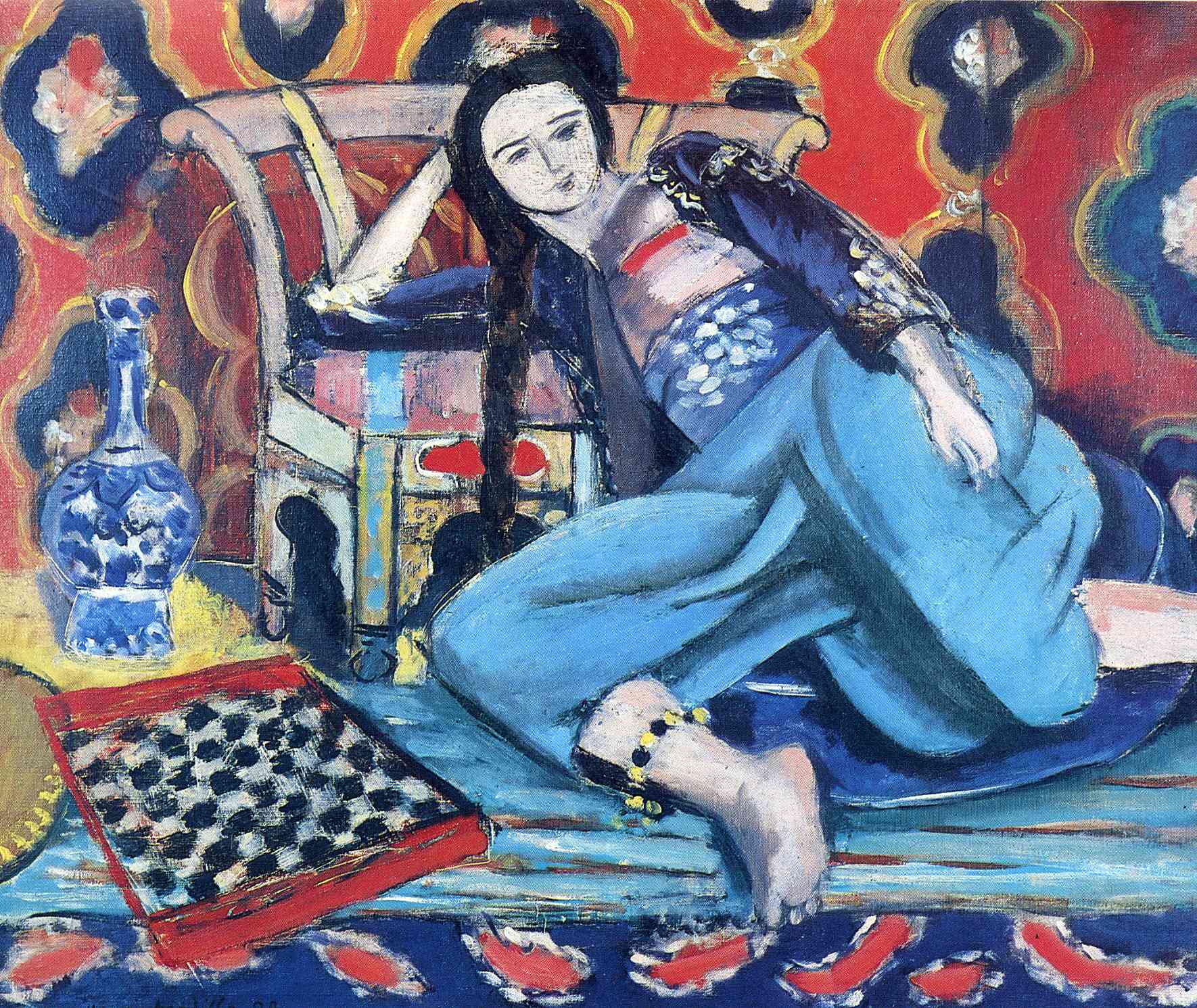 Odalisque with a Turkish Chair (1928) Henri Matisse tablo - Dekolata