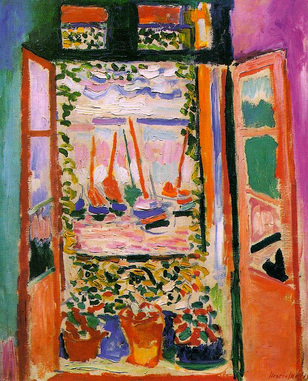 Open Window, Collioure (1905) Henri Matisse tablo - Dekolata