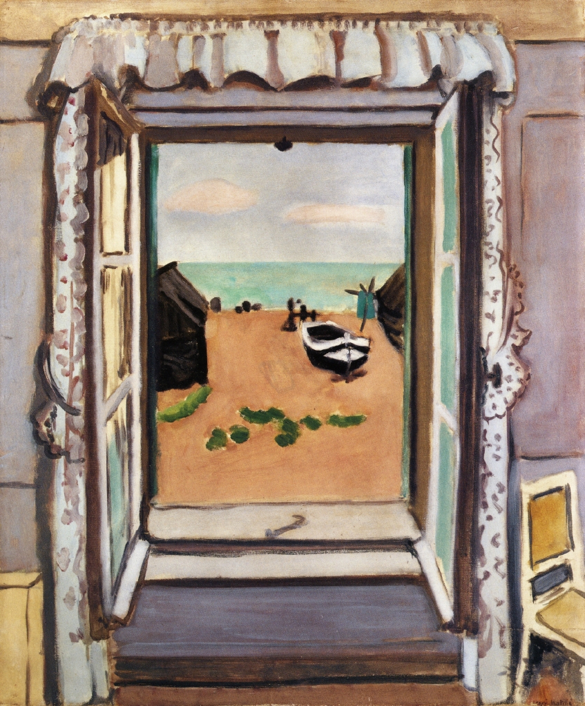 Open Window, Etretat (1920) Henri Matisse tablo - Dekolata