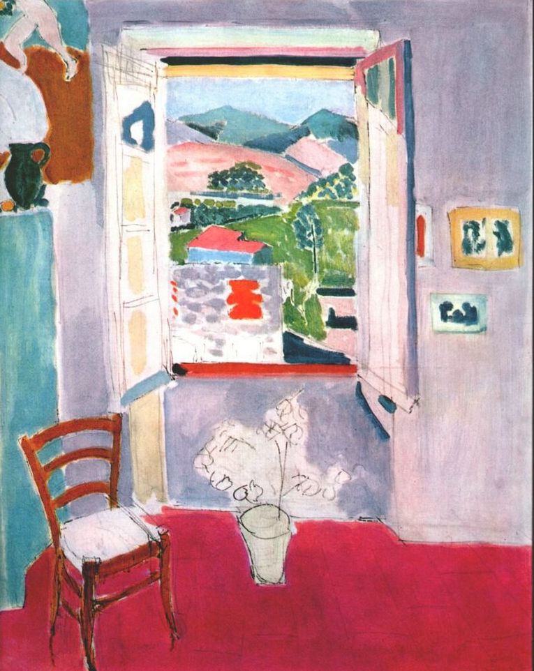 Open Window at Collioure (1910) Henri Matisse tablo - Dekolata