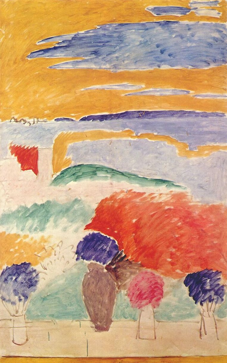 Open Window at Tangier (1913) Henri Matisse tablo - Dekolata
