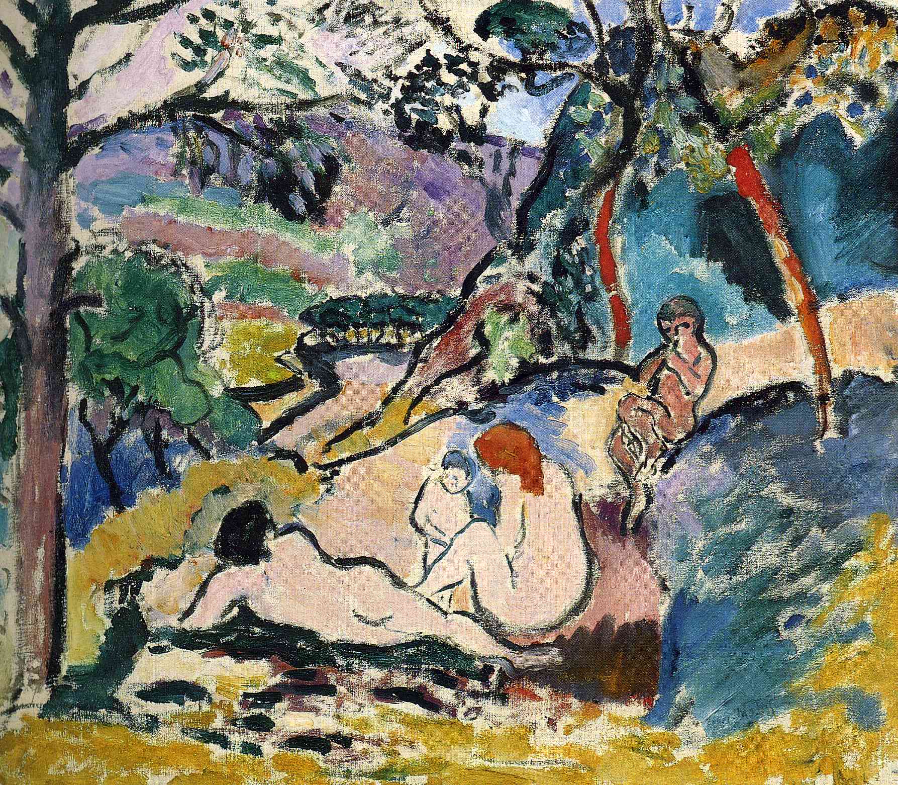 Pastoral (1905) Henri Matisse tablo - Dekolata