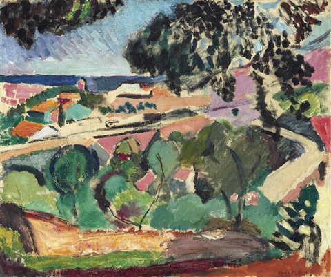 Paysage De Collioure (1907) – Henri Matisse Tablo