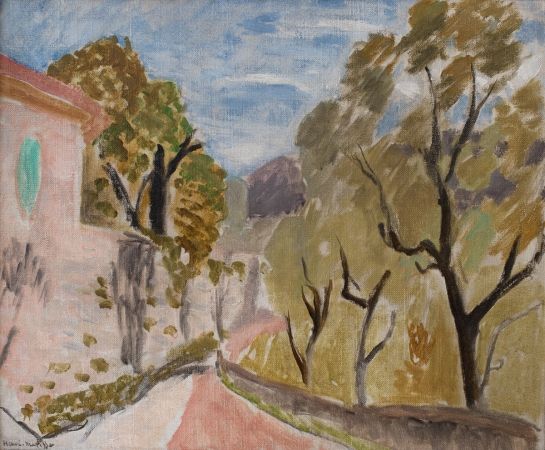 Paysage Ou Rue Dans Le Midi (1918) – Henri Matisse Tablo