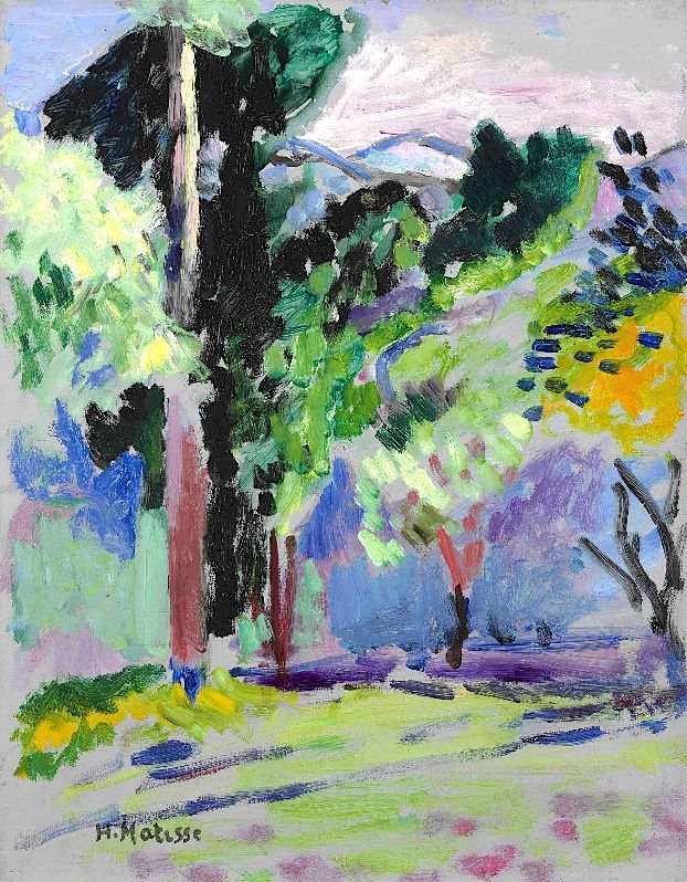 Paysage À Collioure (1905) Henri Matisse tablo - Dekolata