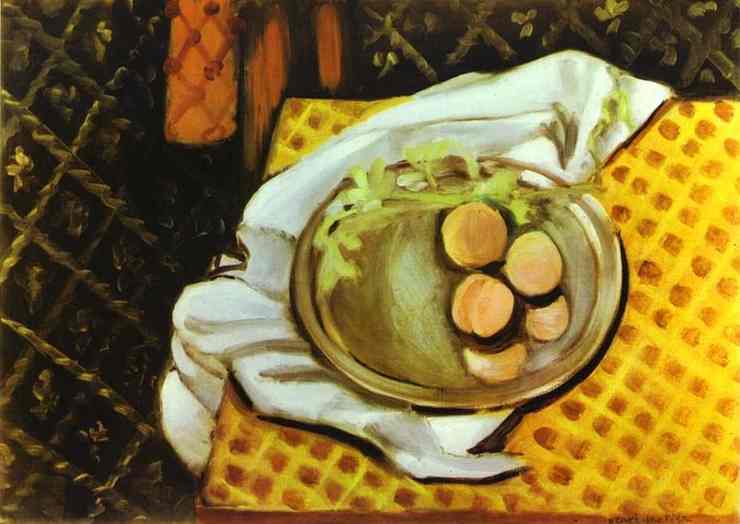 Peaches (1920) Henri Matisse tablo - Dekolata