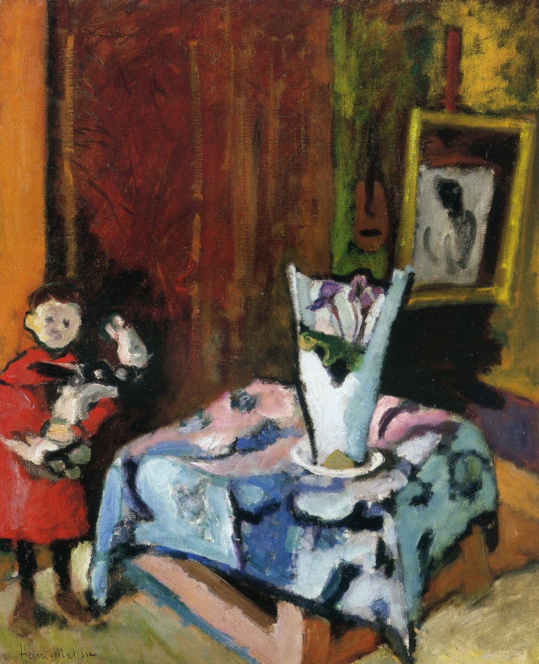 Pierre with Wooden Horse (1904) – Henri Matisse Tablo