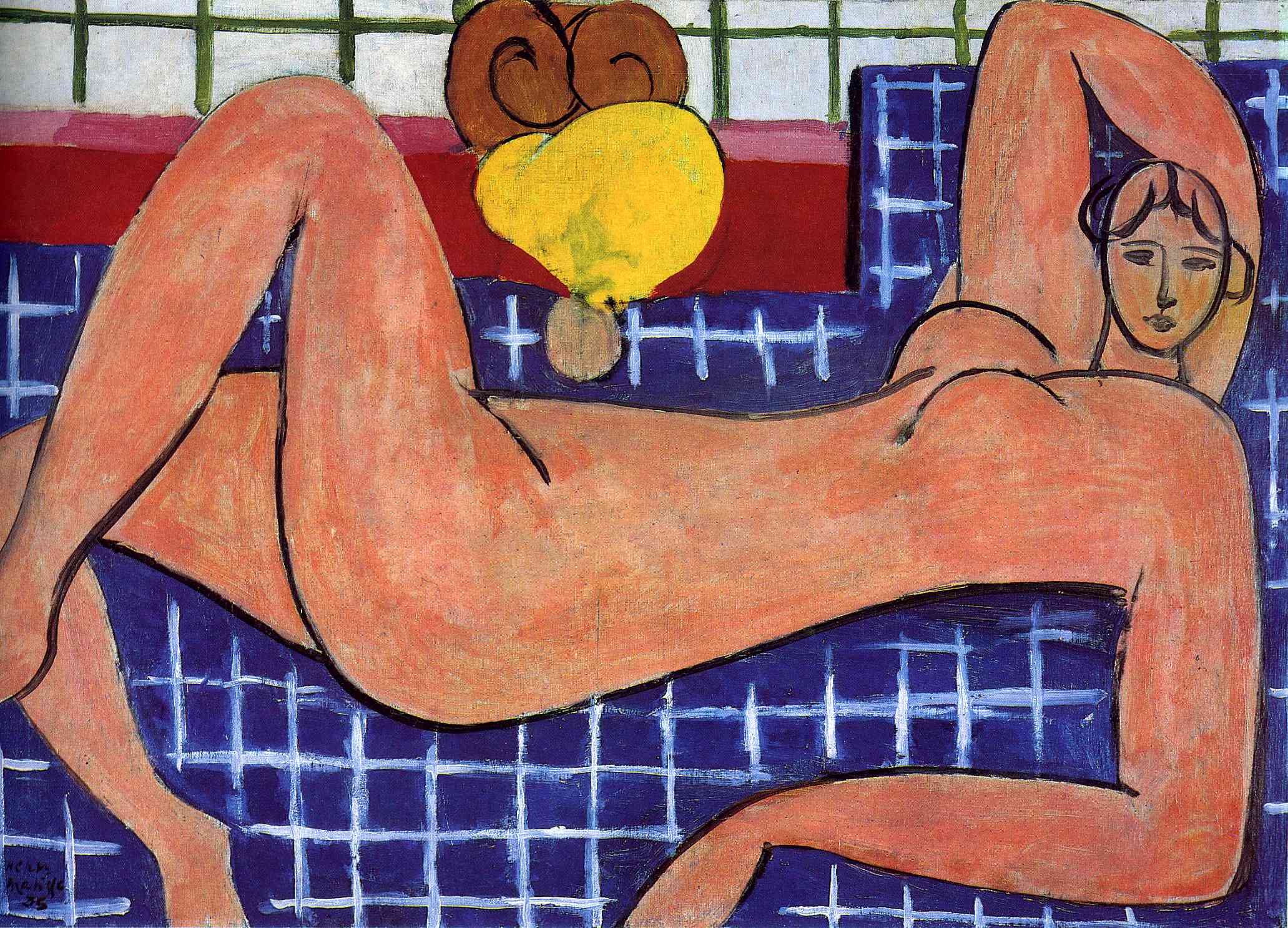 Pink Nude (1935) – Henri Matisse Tablo