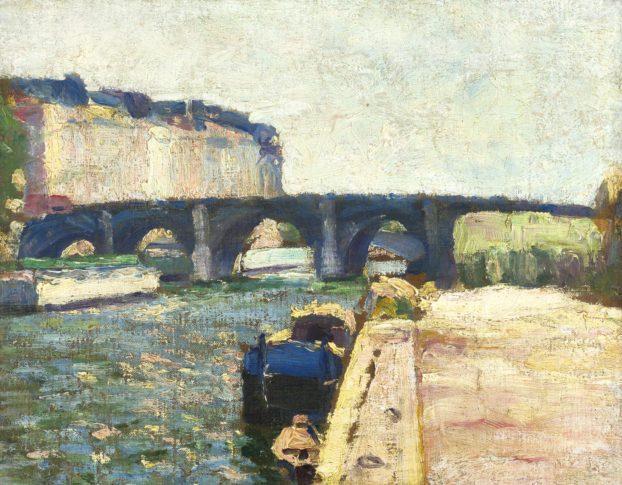 Pont De Seine (1897) Henri Matisse tablo - Dekolata