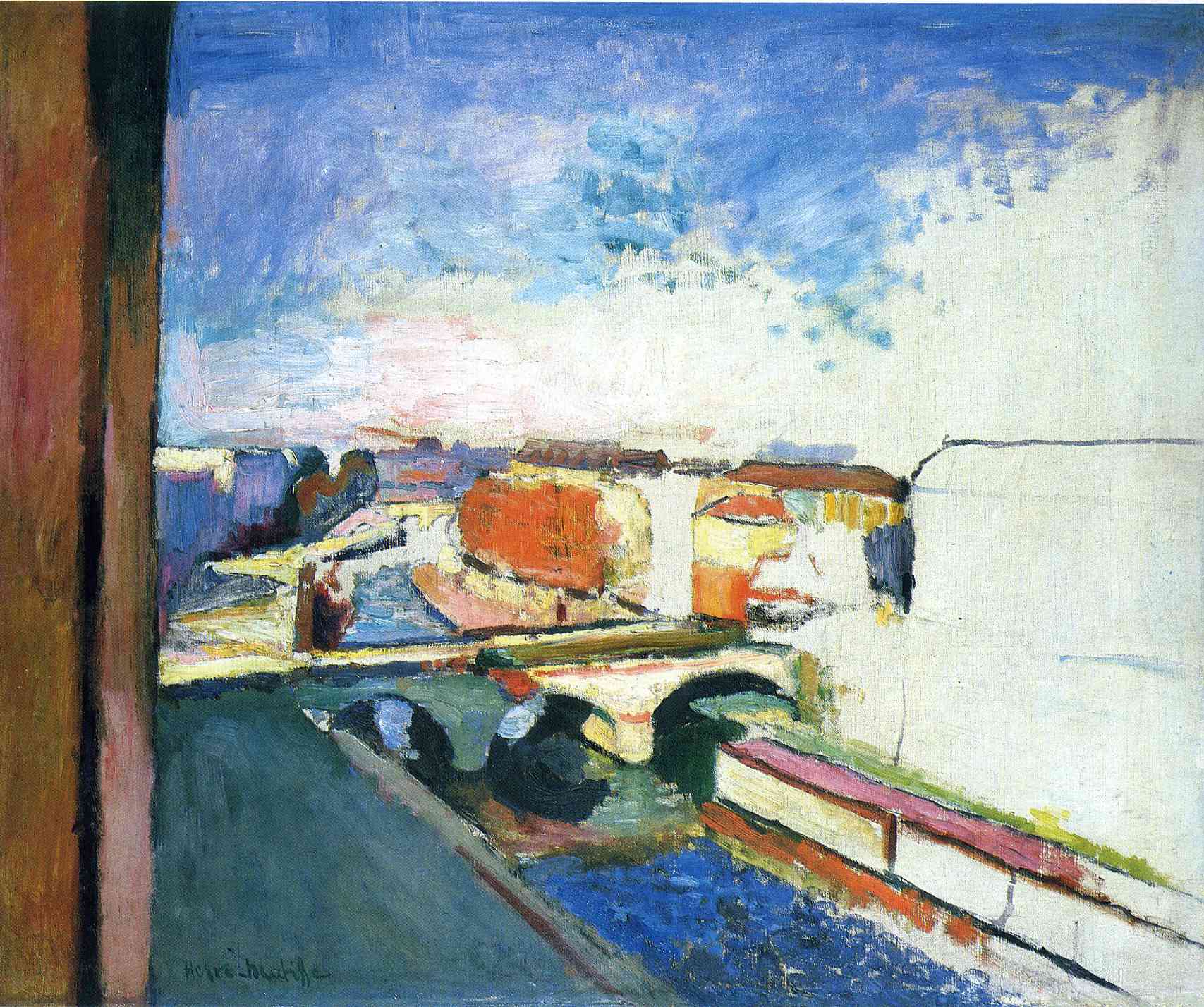Pont Saint Michel in Paris (1900) Henri Matisse tablo - Dekolata