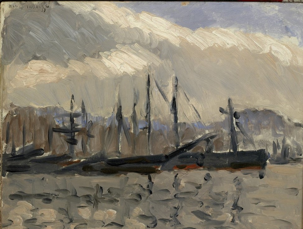 Port De Cherbourg (1918) Henri Matisse tablo - Dekolata
