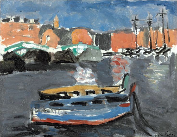 Port De Marseille (1917) Henri Matisse tablo - Dekolata