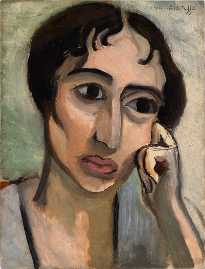 Portrait De Femme (1917) Henri Matisse tablo - Dekolata