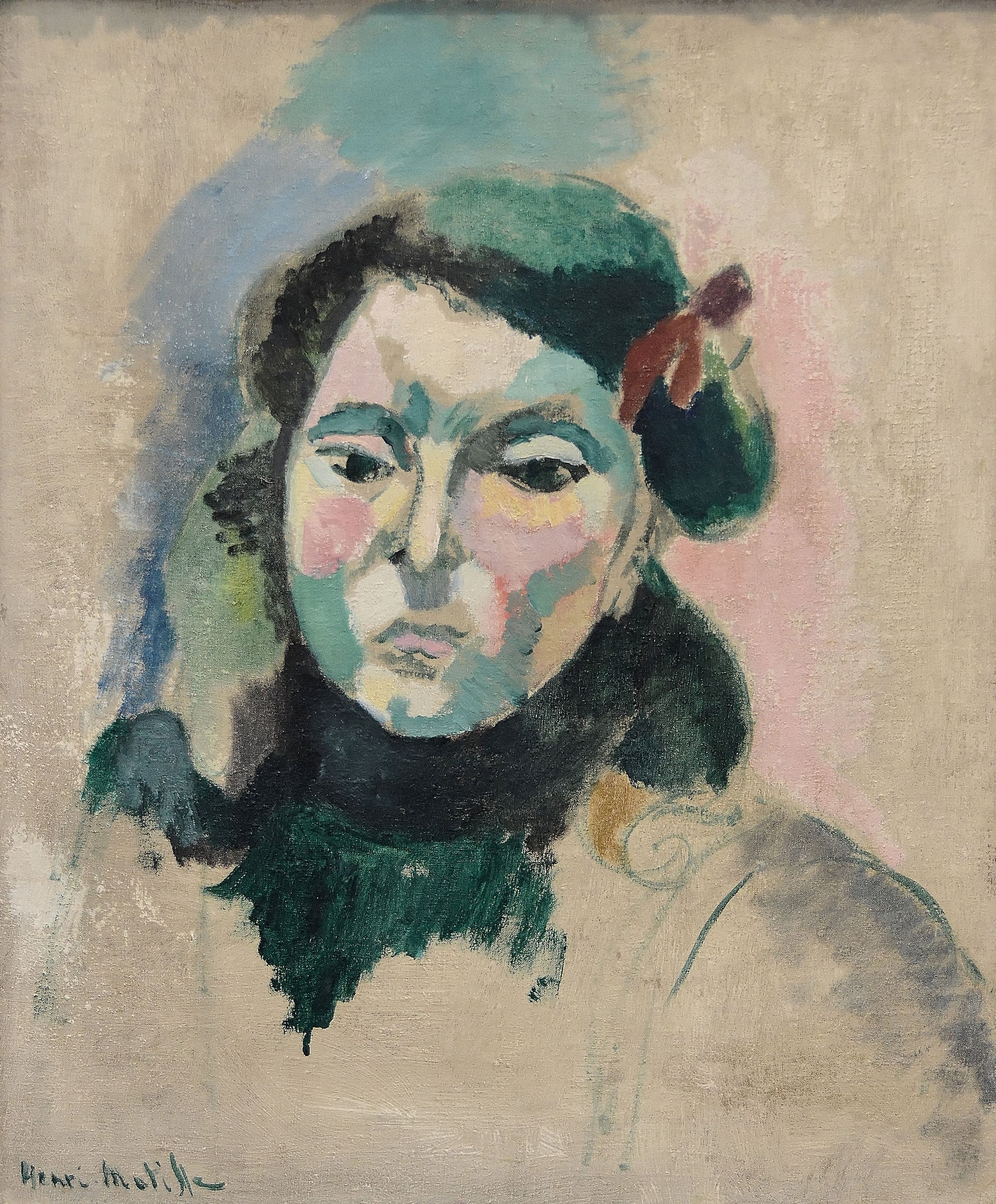Portrait De Marguerite (1907) Henri Matisse tablo - Dekolata