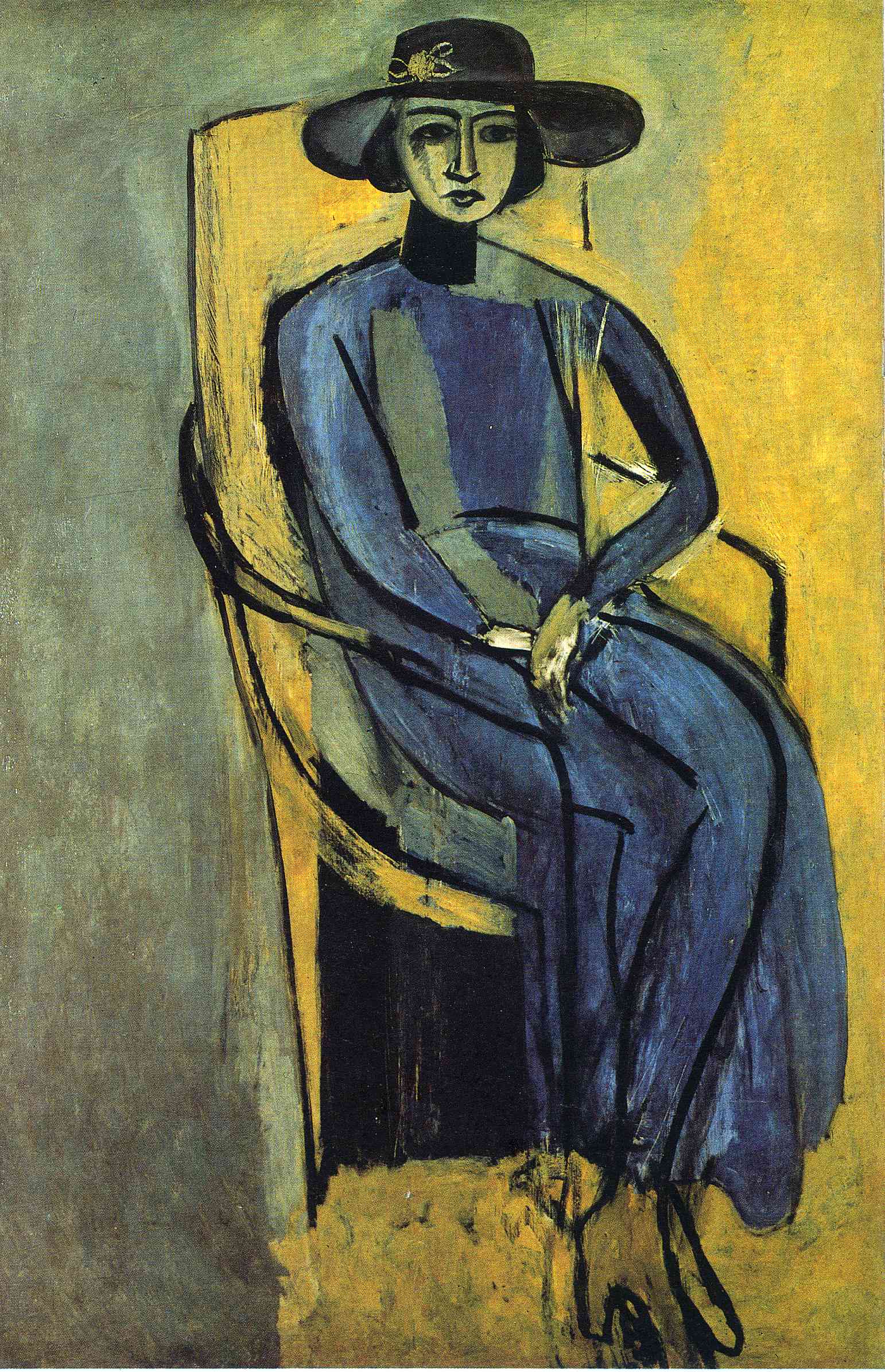 Portrait of Greta Prozor (1916) – Henri Matisse Tablo