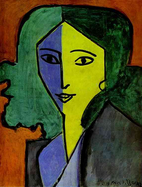 Portrait of Lydia Delectorskaya (1947) – Henri Matisse Tablo