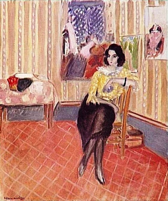 Portrait of his daughter (1921) – Henri Matisse Tablo