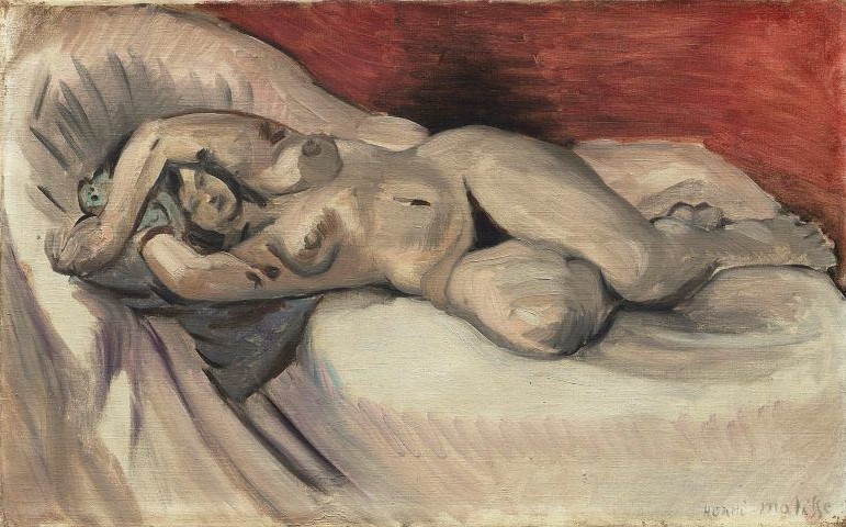 Reclining Nude (1925) Henri Matisse tablo - Dekolata