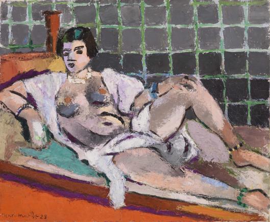 Reclining Odalisque (1928) Henri Matisse tablo - Dekolata