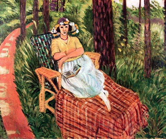 Repose Among the Trees (1923) Henri Matisse tablo - Dekolata