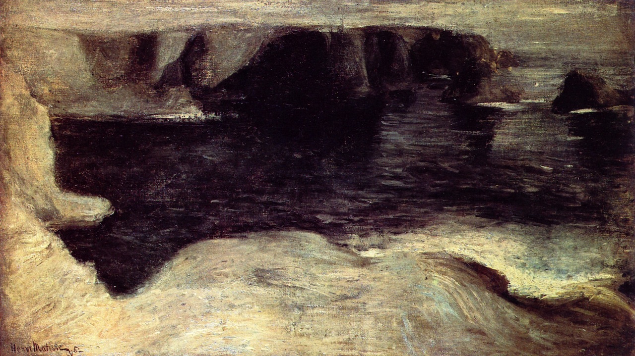 Seascape at Goulphar (1896) Henri Matisse tablo - Dekolata