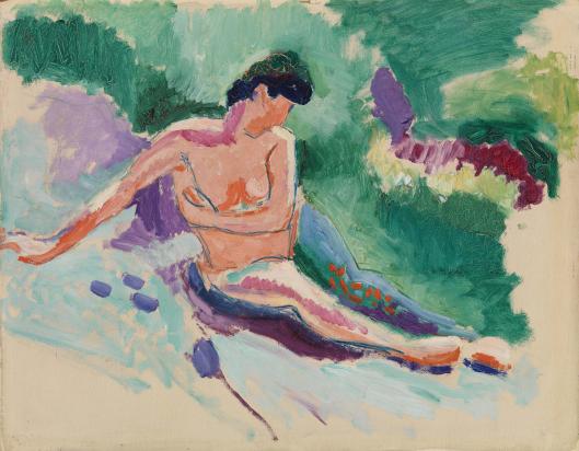 Seated Nude (1906) Henri Matisse tablo - Dekolata