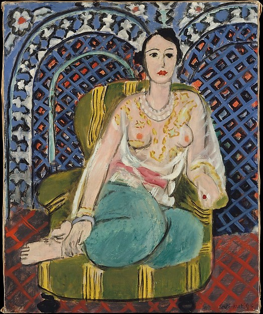 Seated Odalisque (1926) Henri Matisse tablo - Dekolata