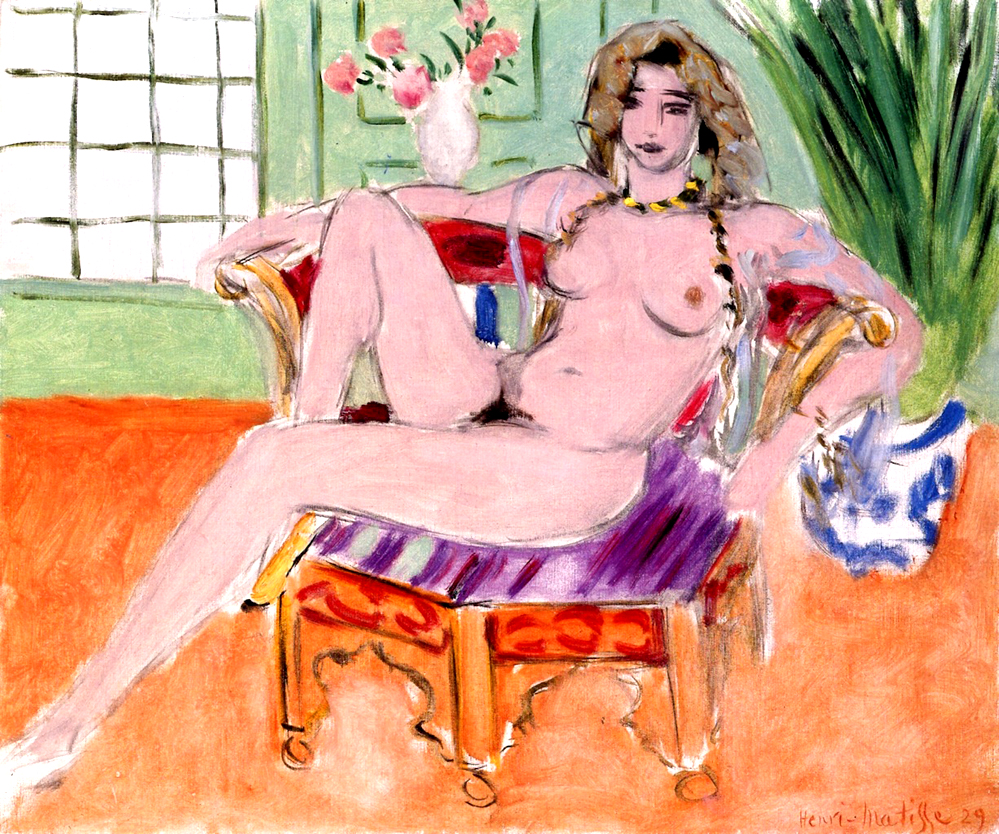 Seated Odalisque (1929) – Henri Matisse Tablo
