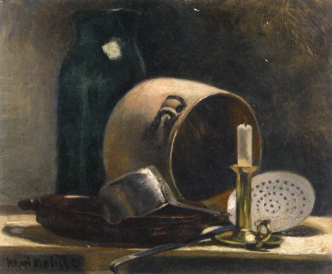 Still Life with Earthen Pot (1892) Henri Matisse tablo - Dekolata