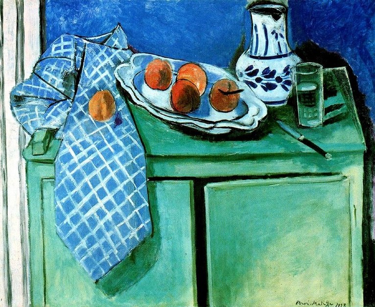 Still Life with Green Sideboard (1928) Henri Matisse tablo - Dekolata