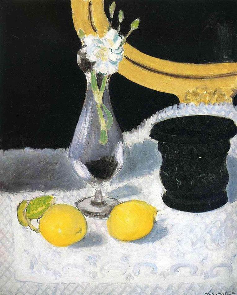 Still Life with Lemons (1919) Henri Matisse tablo - Dekolata