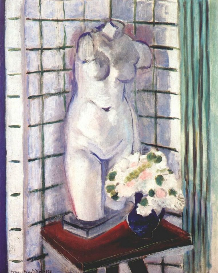 Still Life with Plaster Torso (1928) Henri Matisse tablo - Dekolata