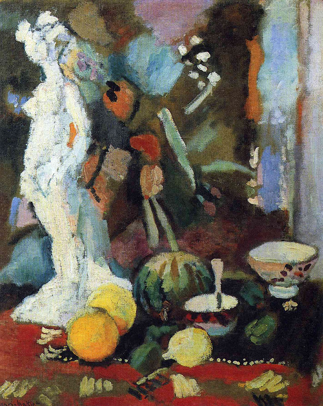 Still Life with Statuette (1906) Henri Matisse tablo - Dekolata