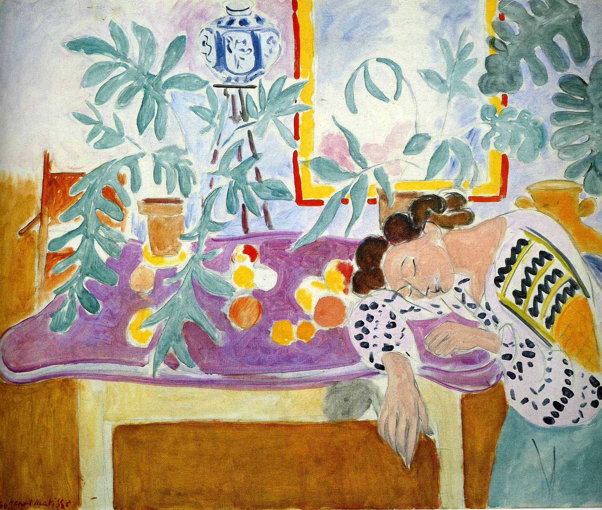 Still Life with sleeper (1940) – Henri Matisse Tablo