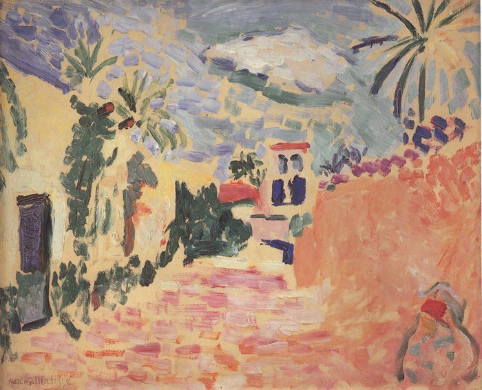 Street at Biskra (1906) Henri Matisse tablo - Dekolata