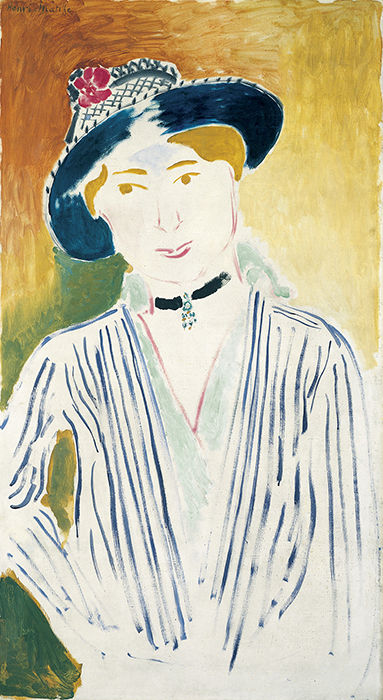 Striped Jacket (1914) Henri Matisse tablo - Dekolata