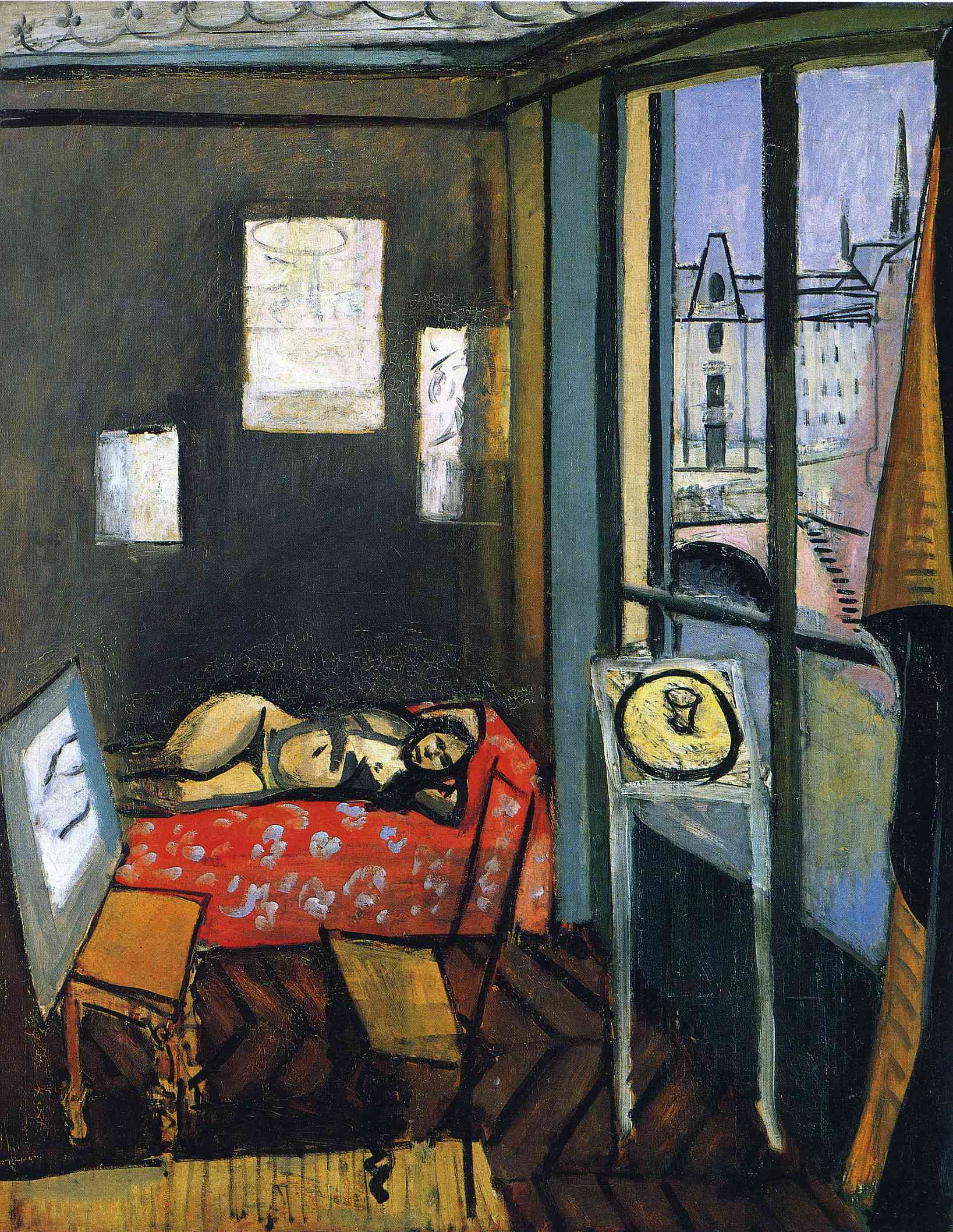 Studio, Quay of Saint Michel (1916) Henri Matisse tablo - Dekolata