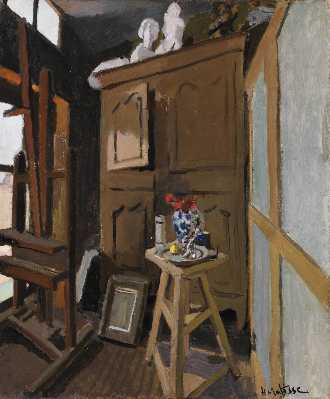 Studio Interior (1903) – Henri Matisse Tablo