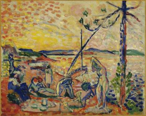 Study for Luxe, Calme Et Volupté (1904) – Henri Matisse Tablo