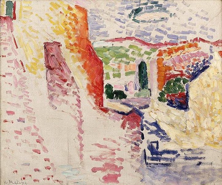 Sun Street (1905) Henri Matisse tablo - Dekolata