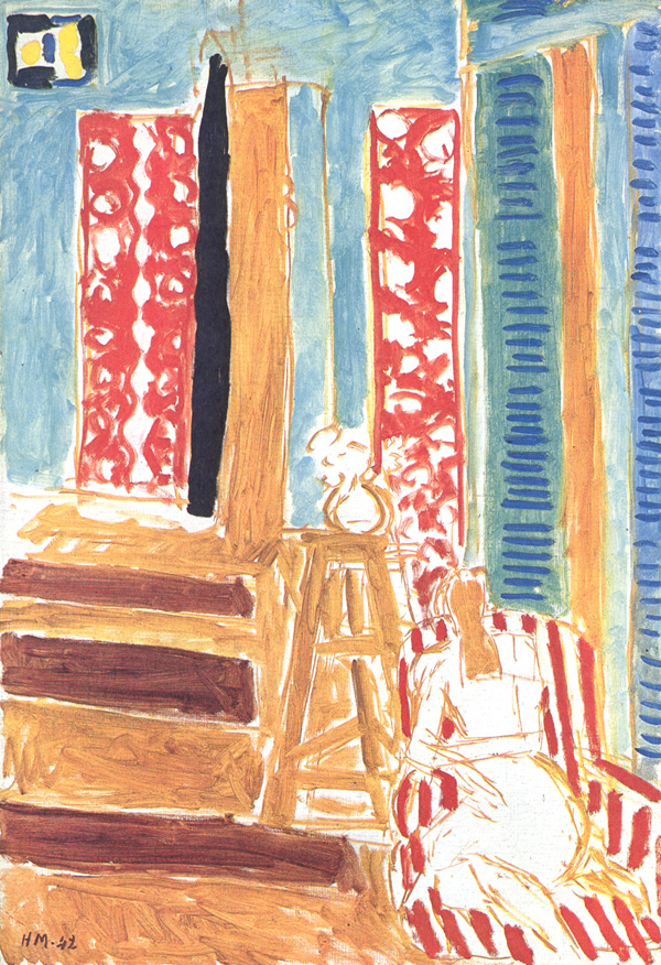 Sunlit Interior (1942) Henri Matisse tablo - Dekolata