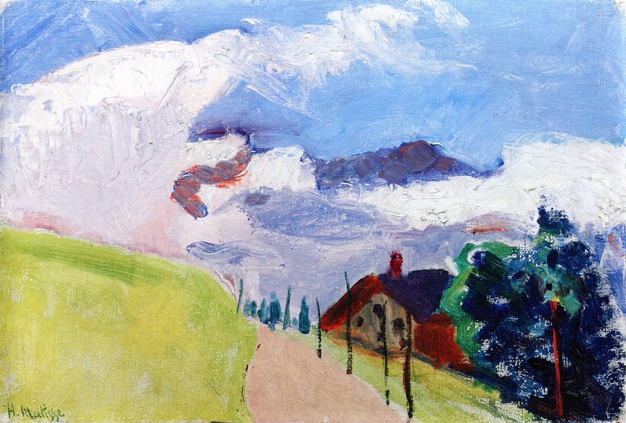 Swiss Landscape (1901) Henri Matisse tablo - Dekolata
