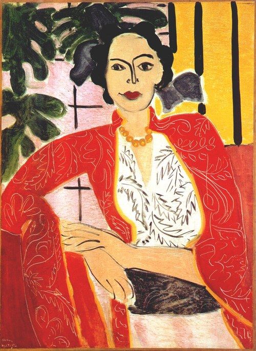 The Amber Necklace (1937) – Henri Matisse Tablo