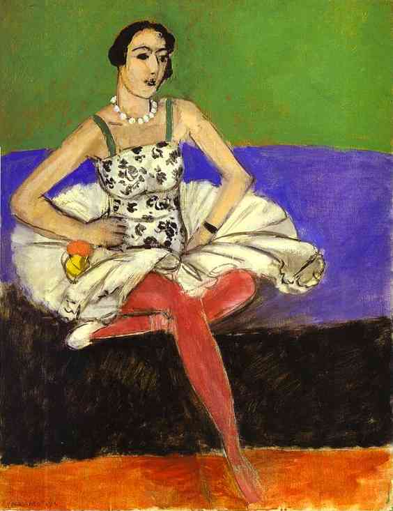 The Ballet Dancer (1927) Henri Matisse tablo - Dekolata