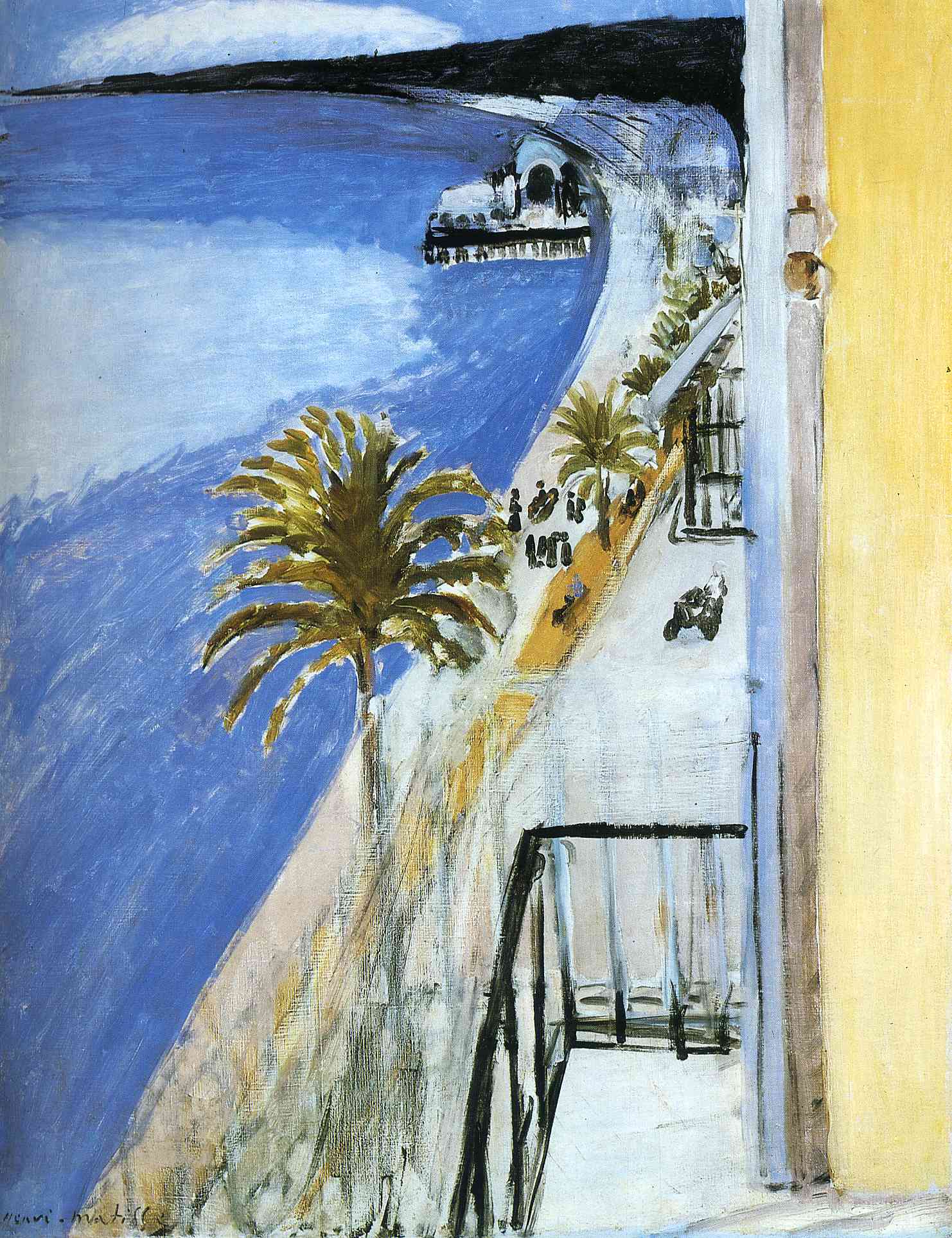 The Bay of Nice (1918) Henri Matisse tablo - Dekolata
